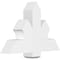 Ekena Millwork Redmond Architectural Grade PVC Gable Bracket, 36"W x 24"H x 6"D x 6"F, 16/12 Pitch GBP036X24X0606RED00 - alternate 1
